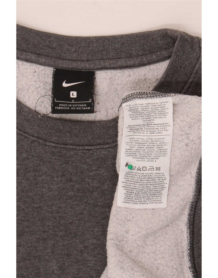 Moletom Nike Masculino Eagles Graphic Jumper Grande Algodão Cinza