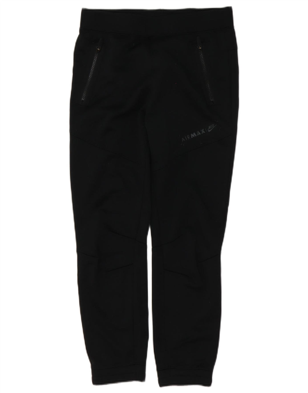 Nike Womens Graphic Tracksuit Calças Joggers UK 14 Grande Poliéster Preto