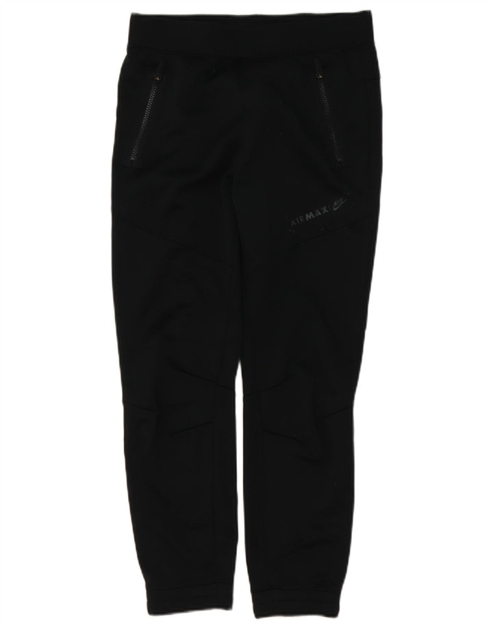 Nike Womens Graphic Tracksuit Calças Joggers UK 14 Grande Poliéster Preto