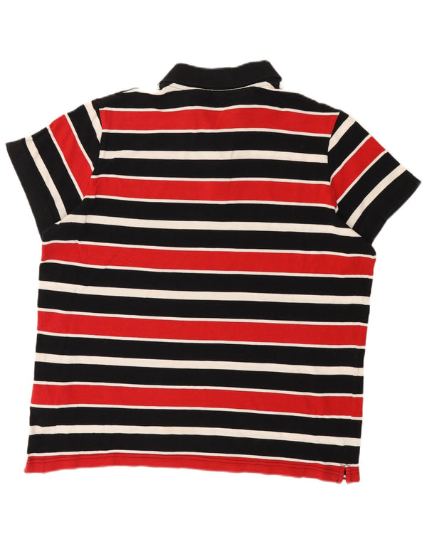 Camisa polo masculina Helly Hansen 3XL algodão listrado multicolorido