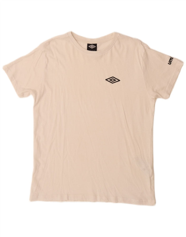 Camiseta masculina UMBRO grande algodão branco