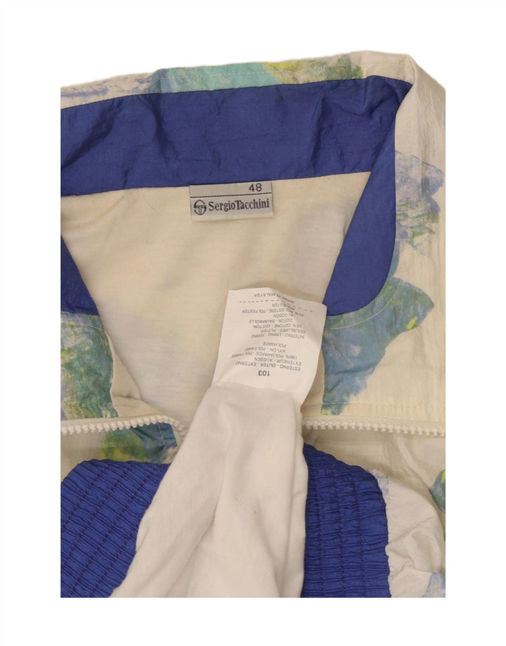 SERGIO TACCHINI Jaqueta feminina oversized de treino IT 48 XL branca