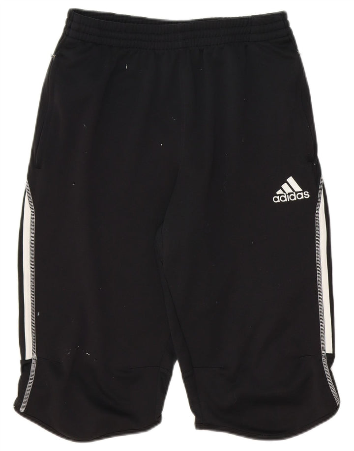 Adidas Mens Bermuda Sport Shorts Médio Preto Poliéster