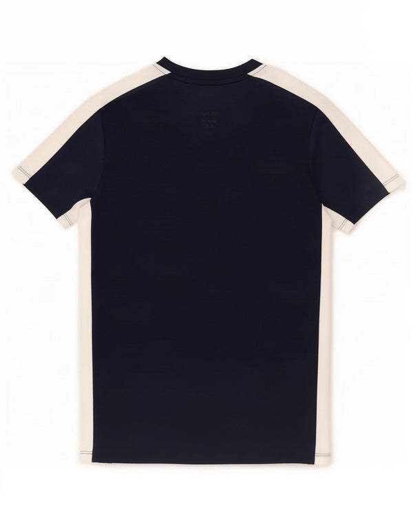 Camiseta Nike Boys Dri Fit Top 10-11 Anos Médio Azul Marinho Colourblock