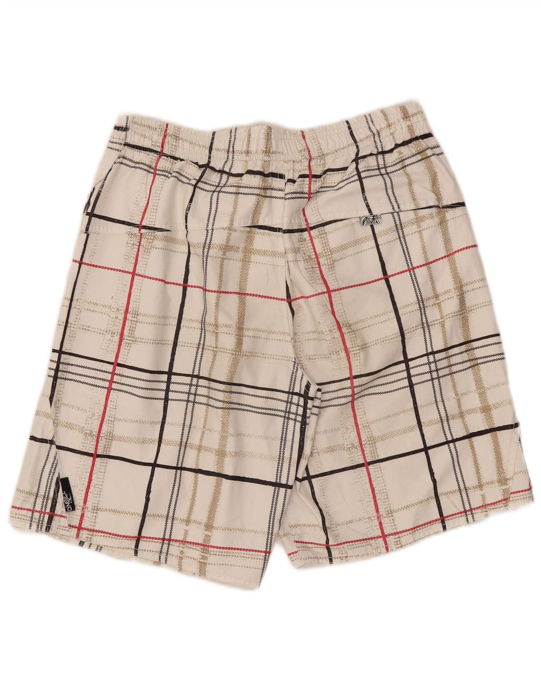 Shorts de natação masculino O'Neill médio xadrez branco