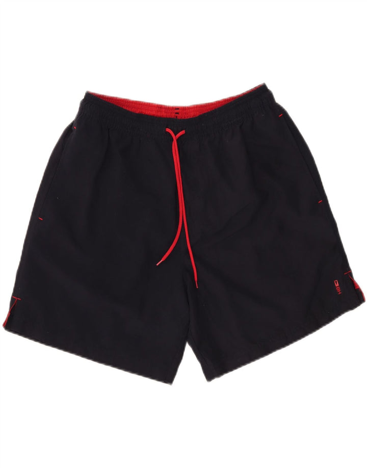 Shorts de natação masculino Marks & Spencer médio azul marinho poliéster