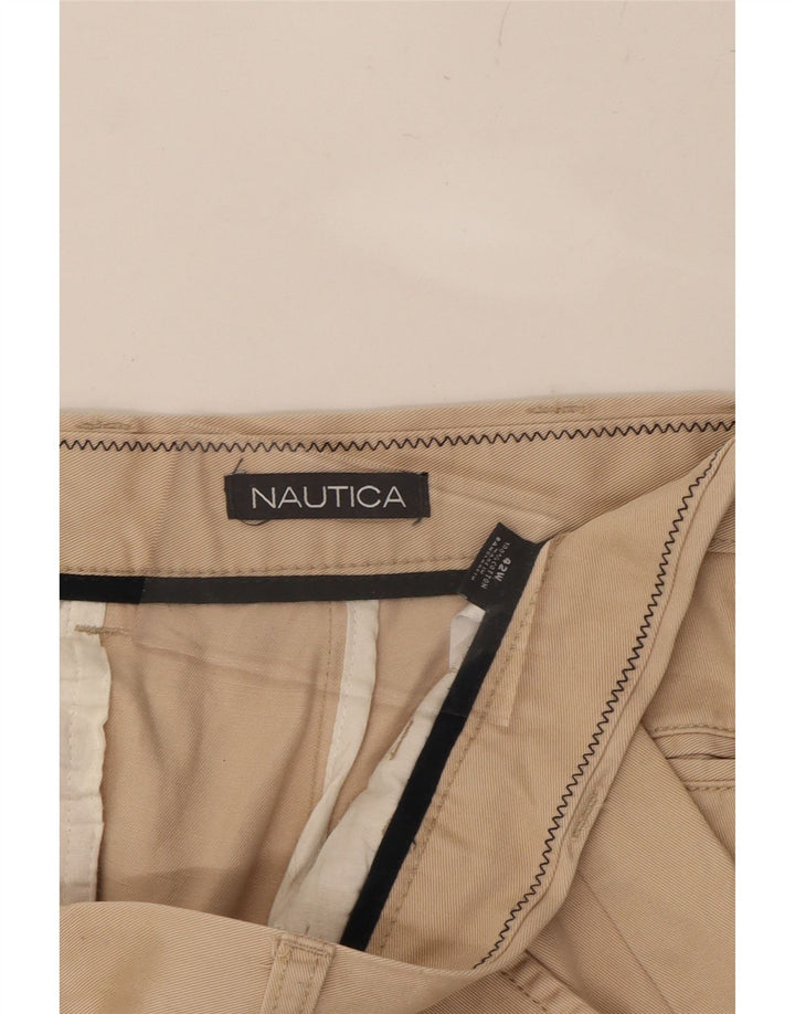 NAUTICA Mens Chino Shorts W42 2XL  Beige Cotton Vintage Nautica and Second-Hand Nautica from Messina Hembry 