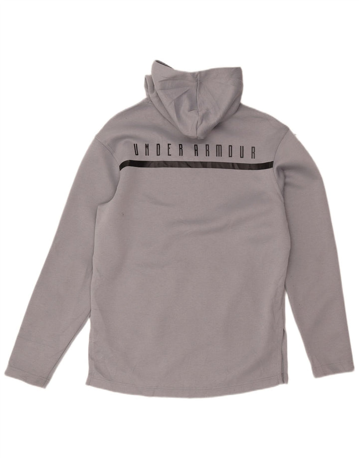 Under Armour masculino Cold Gear Graphic moletom com capuz pequeno poliéster cinza