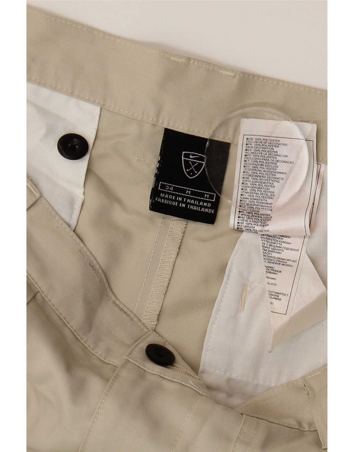 Shorts Nike Masculino Chino W34 Grande Poliéster Bege