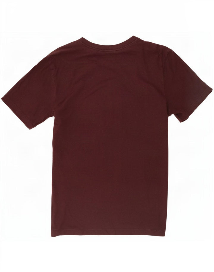 Camiseta Nike masculina gráfica grande algodão Borgonha