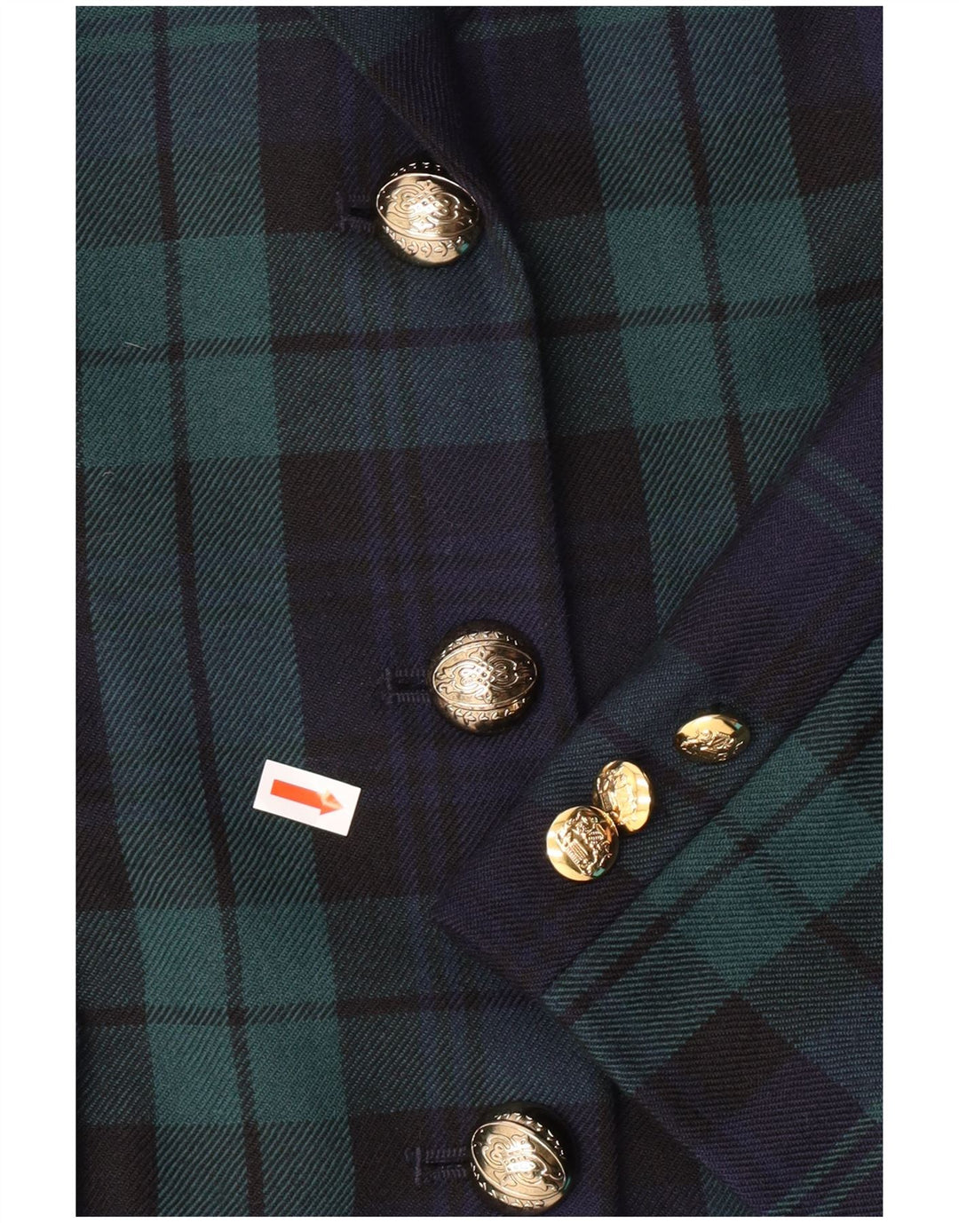 Jaqueta blazer feminina LUISA SPAGNOLI IT 46 grande xadrez verde clássico