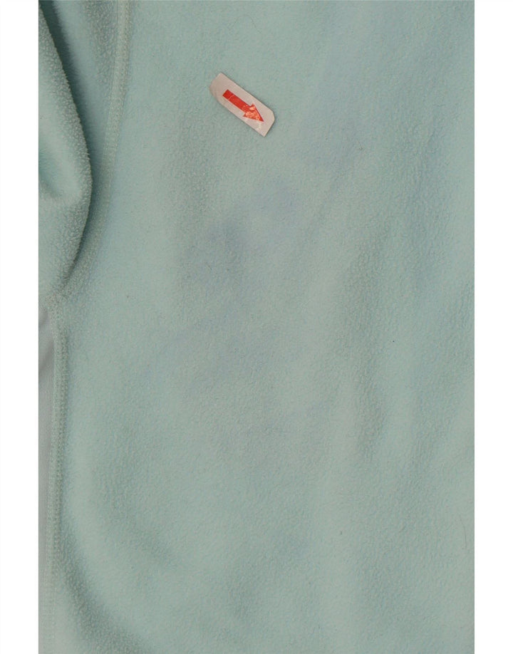 Jaqueta de lã feminina Nike US 12/14 grande poliéster turquesa