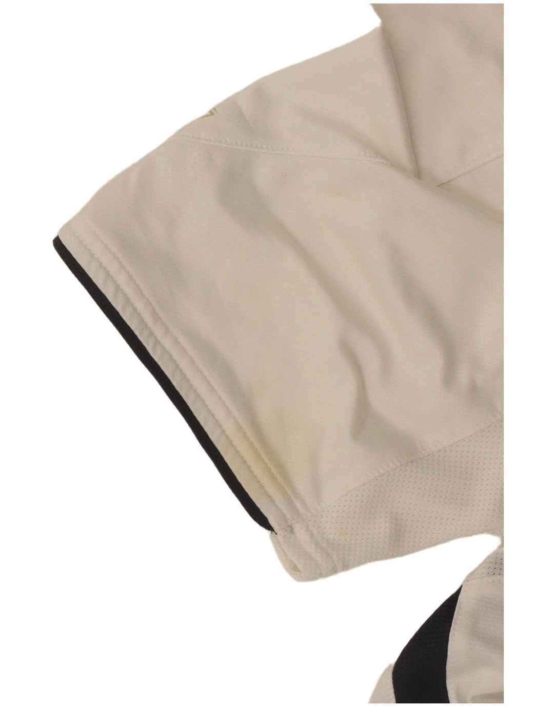 Camiseta masculina REEBOK Top médio branco colorblock poliéster