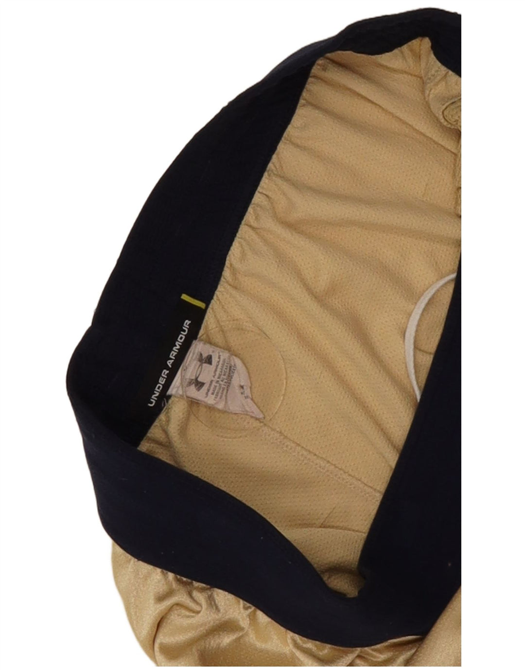 Under Armour Mens Graphic Sport Shorts Grande Dourado Colorblock Poliéster