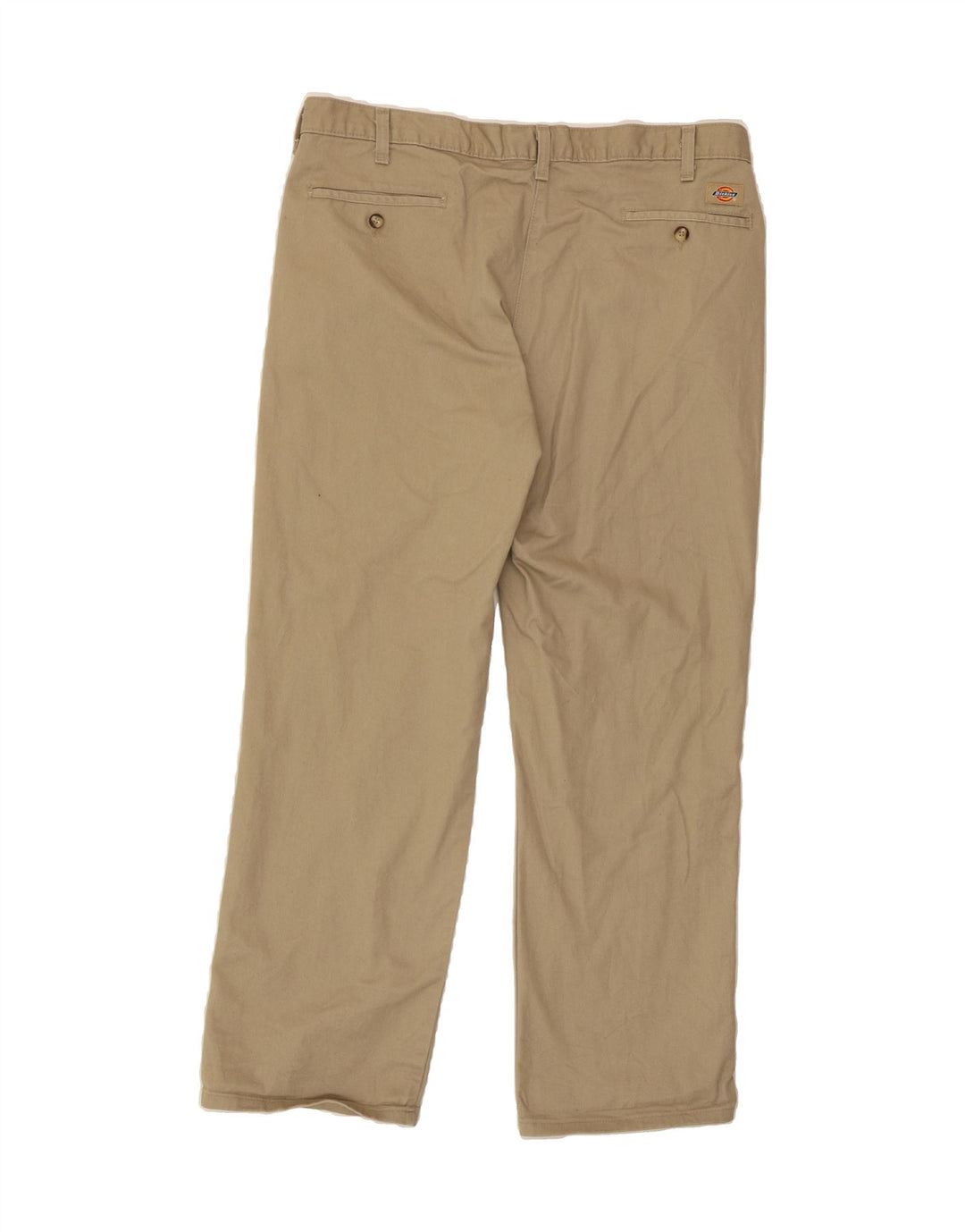 DICKIES Mens Straight Chino Trousers W38 L32 Beige Cotton Vintage Dickies and Second-Hand Dickies from Messina Hembry 