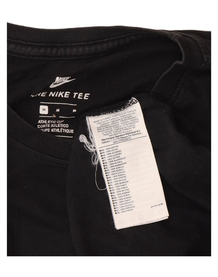 Camiseta masculina Nike Athletic Cut Top médio algodão preto