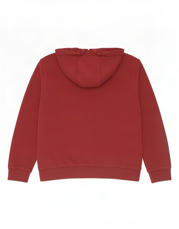 Nike Mens Hoodie Jumper Grande Algodão Borgonha