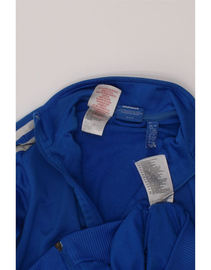 Jaqueta Adidas Boys Graphic Treino Top 6-7 Anos Azul Poliéster