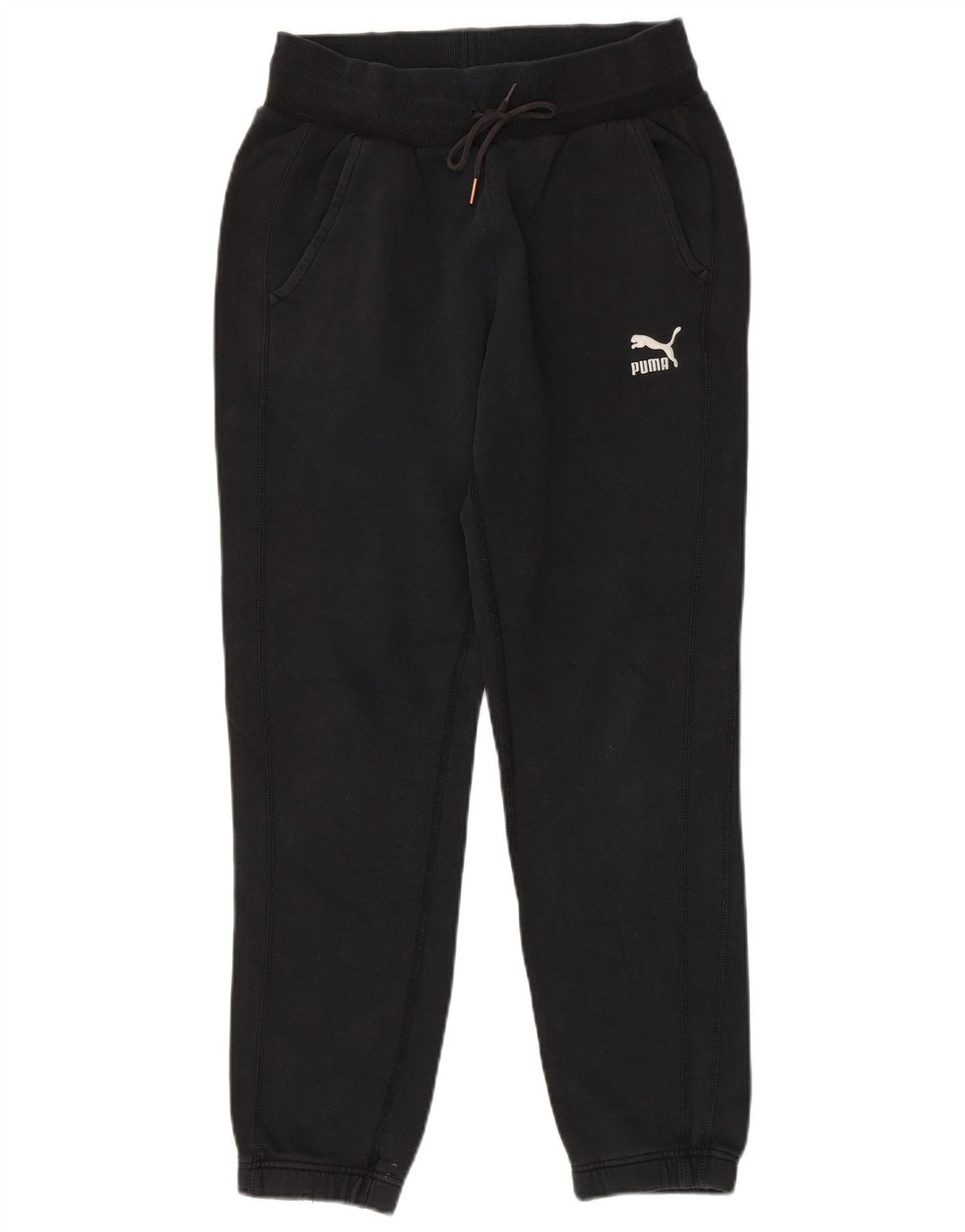 Calça de treino masculina PUMA joggers pequeno algodão preto
