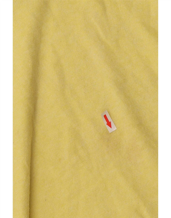 Suéter feminino Marks & Spencer com gola redonda Reino Unido 18 XL amarelo poliéster
