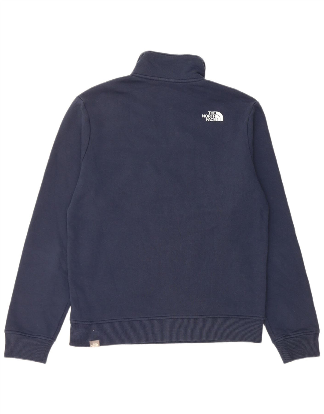 THE NORTH FACE moletom gráfico masculino jumper médio azul marinho colorblock