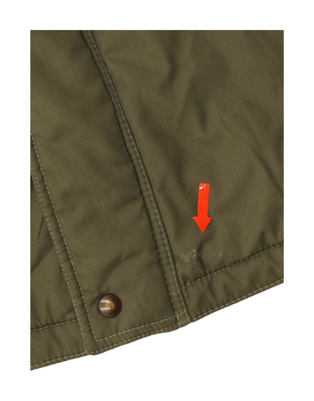 FACIBA Mens Padded Jacket IT 50 Large Khaki Polyester Vintage Faciba and Second-Hand Faciba from Messina Hembry 