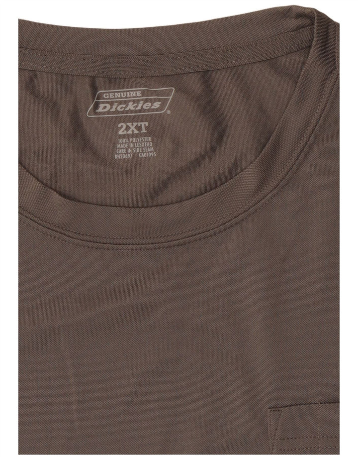 Camiseta masculina Dickies alta 2XL poliéster cinza