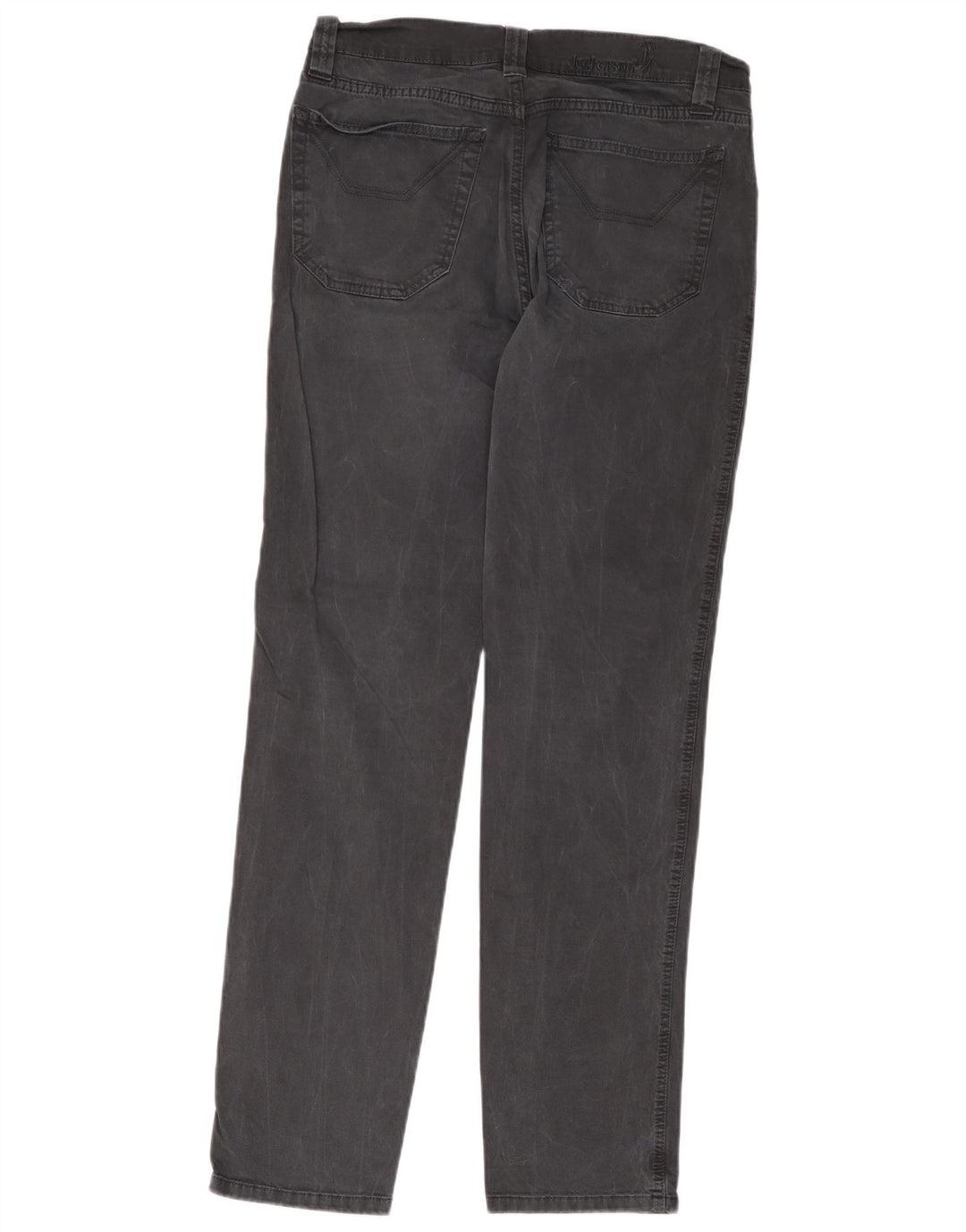 Jeans retos masculinos Jeckerson W34 L33 algodão cinza