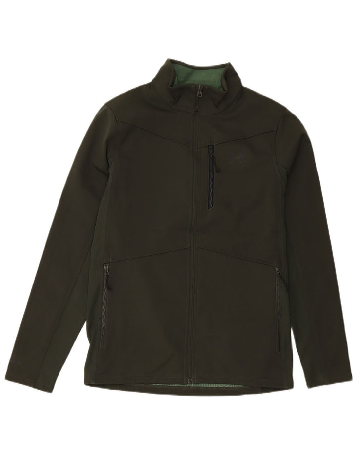 UNDER ARMOUR Masculino Cold Gear Jaqueta superior de poliéster cáqui pequeno