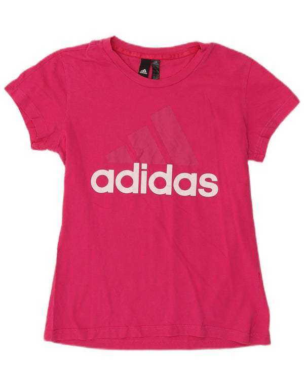 Camiseta Adidas Feminina Graphic UK 12/14 Médio Rosa