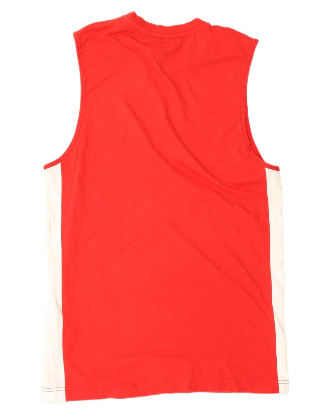 LOTTO Mens Colete Top XL Vermelho Algodão Colorblock