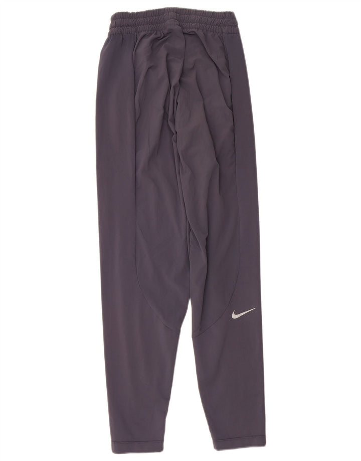 Calça de treino masculina Nike Dri Fit pequena azul marinho poliéster