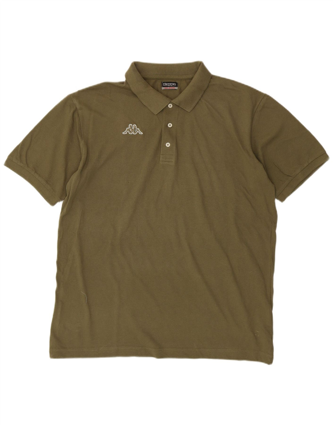 Camisa polo masculina Kappa 2XL algodão cáqui