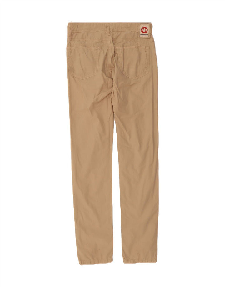MURPHY & NYE Womens Slim Casual Trousers W30 L32 Beige Cotton Vintage Murphy & Nye and Second-Hand Murphy & Nye from Messina Hembry 