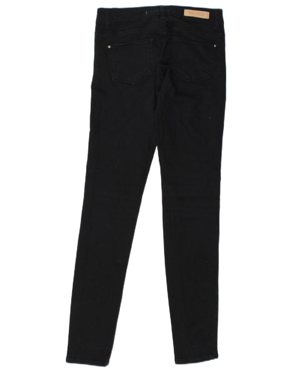 Calça jeans skinny feminina Zara EU 34 2XS W24 L27 algodão preto