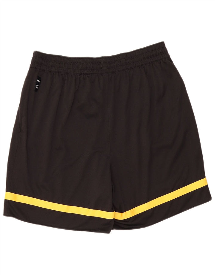 Shorts esportivos masculinos Puma grandes pretos