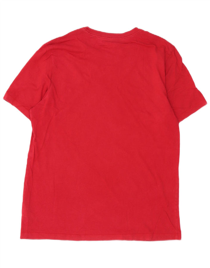 Camiseta Jordan masculina gráfica grande algodão vermelho