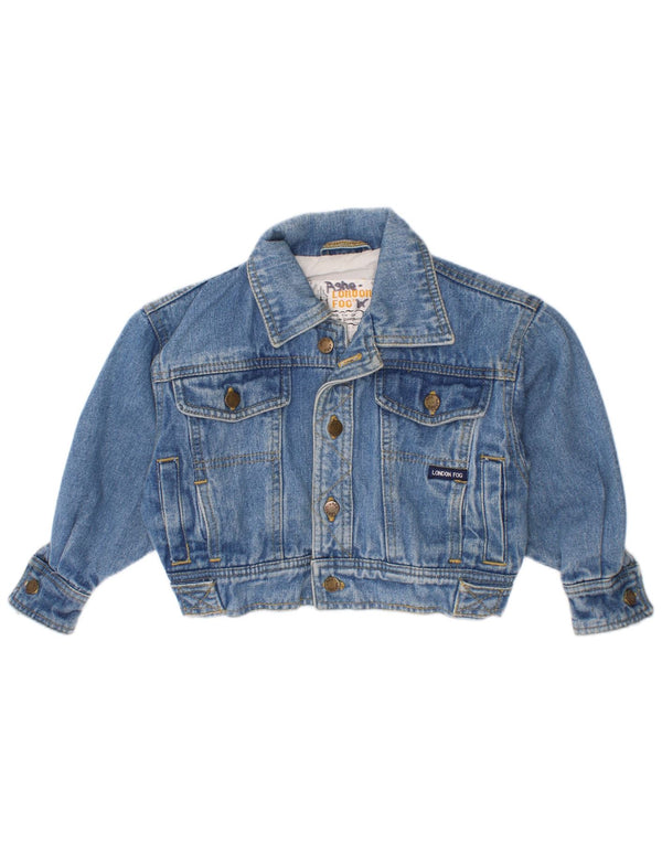 Jaqueta jeans feminina London Fog 2-3 anos algodão azul pequeno