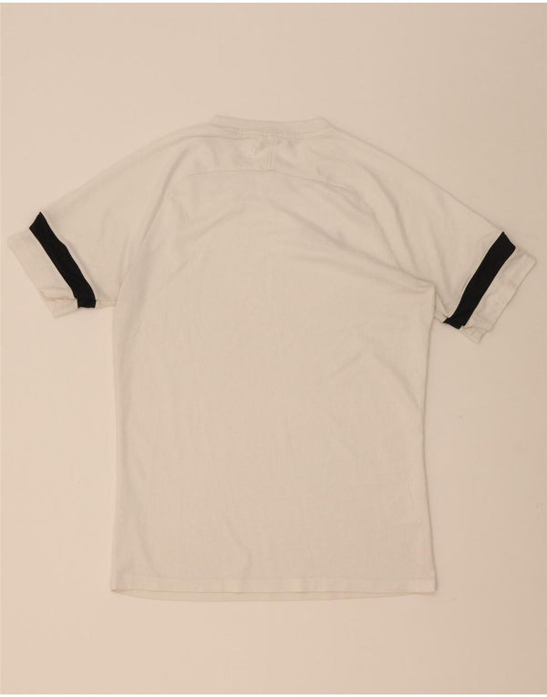 Nike Mens Dri Fit T-Shirt Top Medium White Colourblock