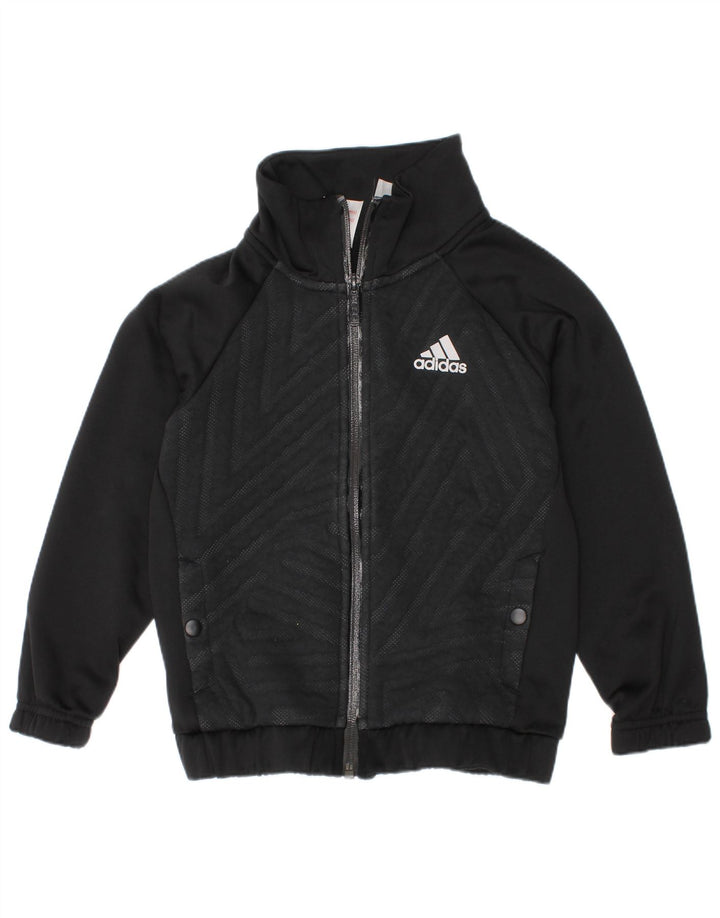 Jaqueta Adidas Boys Graphic Treino Top 5-6 Anos Preto Geométrico