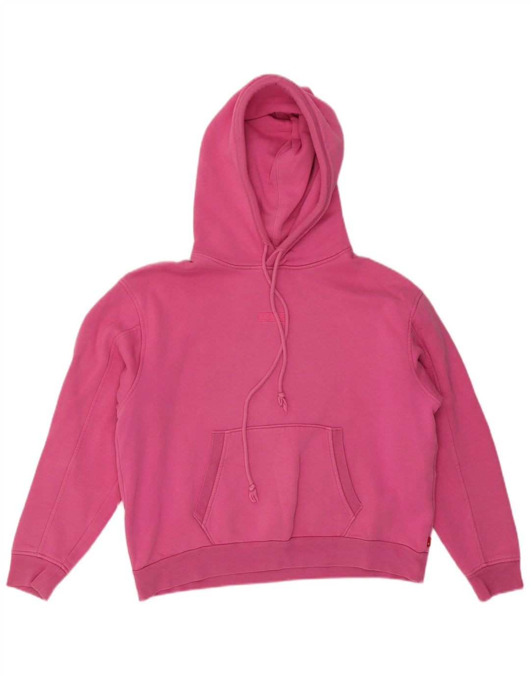 Suéter com capuz oversized feminino LEVI'S UK 6 XS algodão rosa