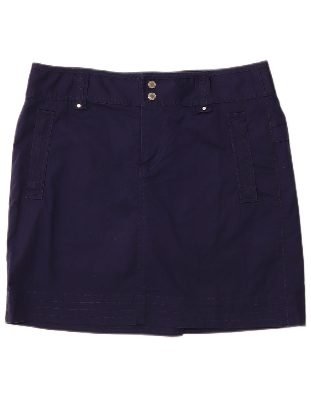 RALPH LAUREN Skort feminino US 10 grande algodão azul marinho
