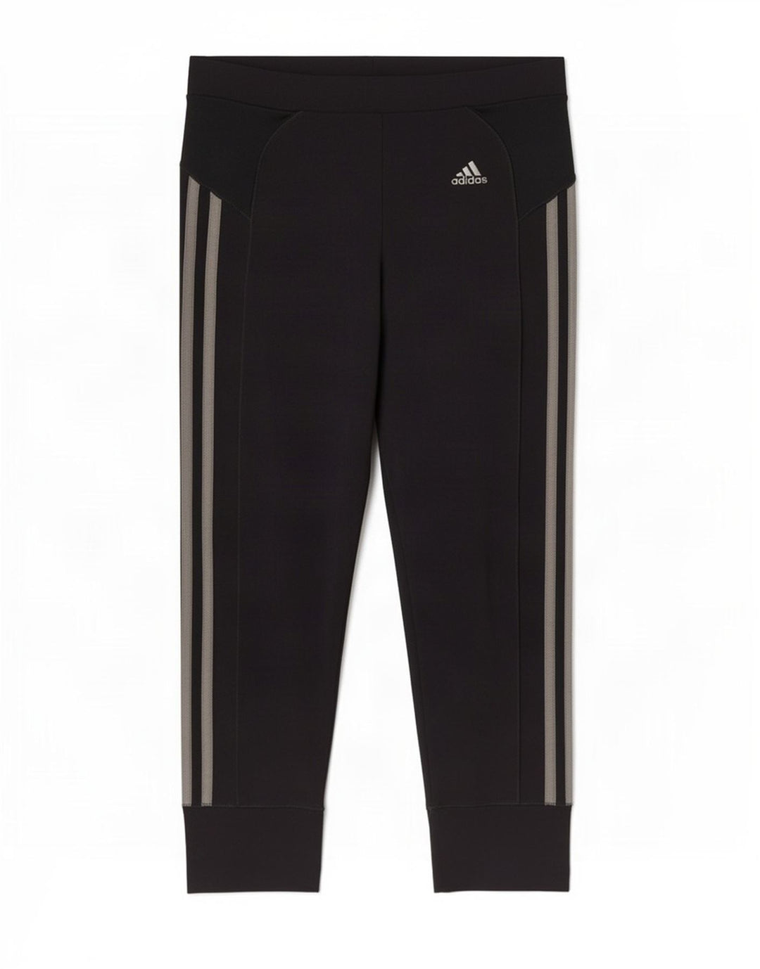 Adidas Womens Capri Leggings UK 8 Pequeno Poliéster Preto