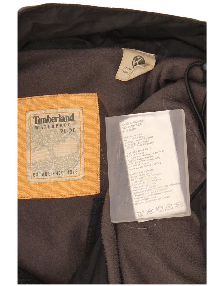 Jaqueta corta-vento masculina Timberland UK 38 médio preto nylon