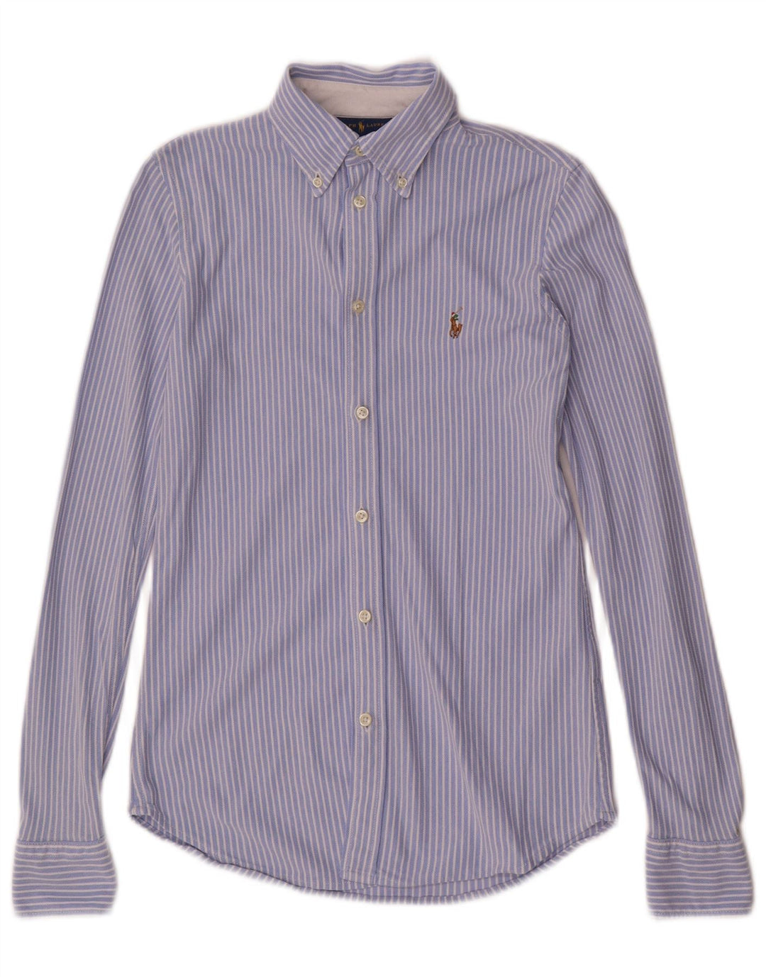 Ralph Lauren Camisa masculina pequena listrada azul
