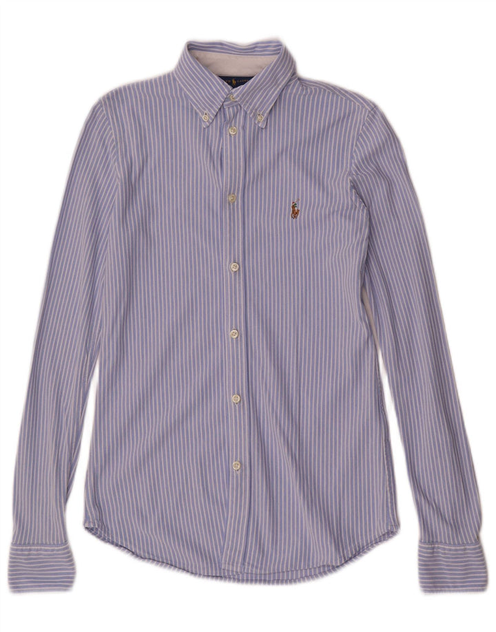 Ralph Lauren Camisa masculina pequena listrada azul