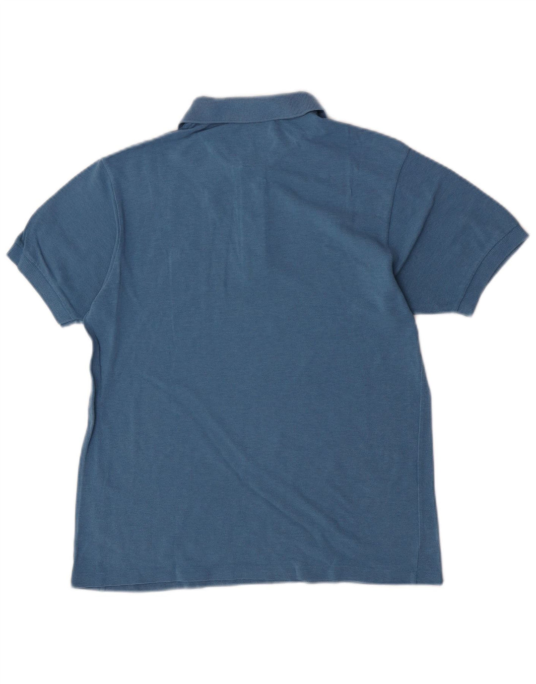 Camisa polo masculina Lacoste tamanho 4 algodão azul médio