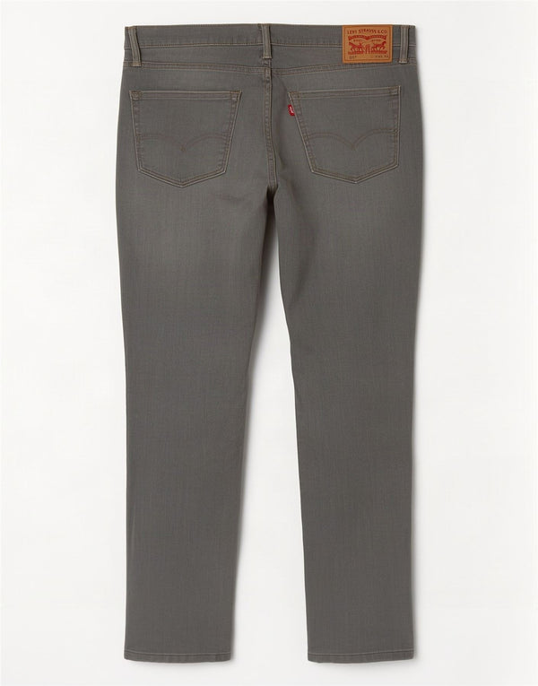 Calça jeans masculina Levi's 511 Slim W36 L29 cinza algodão