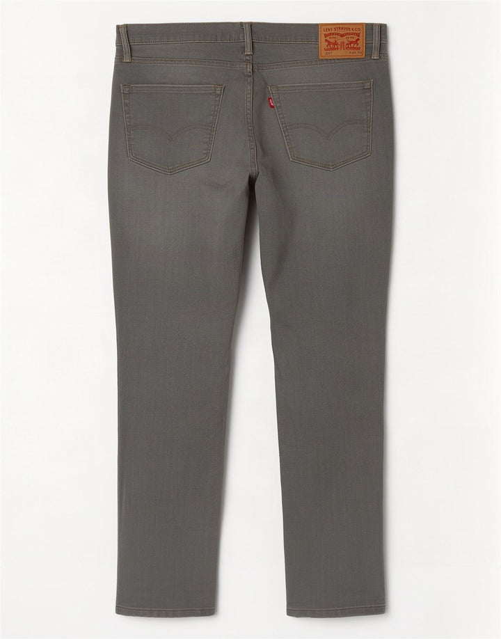 Calça jeans masculina Levi's 511 Slim W36 L29 cinza algodão