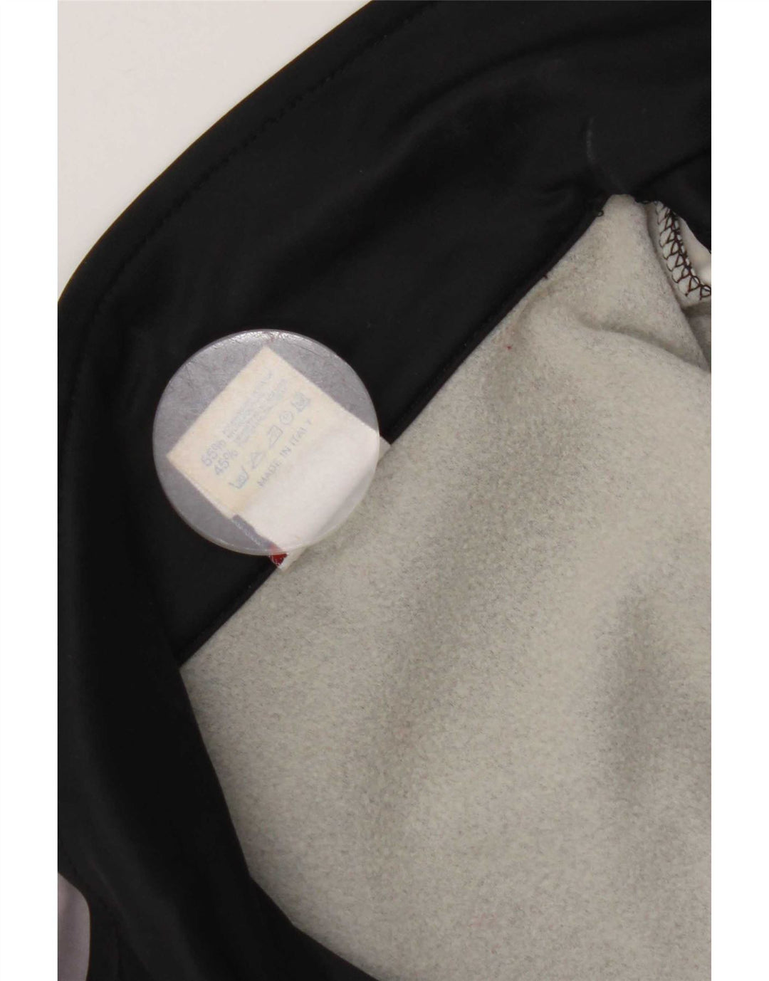 F.LLI Campagnolo Jaqueta masculina de agasalho UK 36 Small Black Colourblock